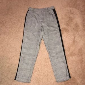 LF NWT SEEK THE LABEL CHECKERED PANTS